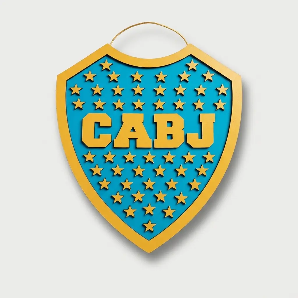 Escudo de fútbol personalizable